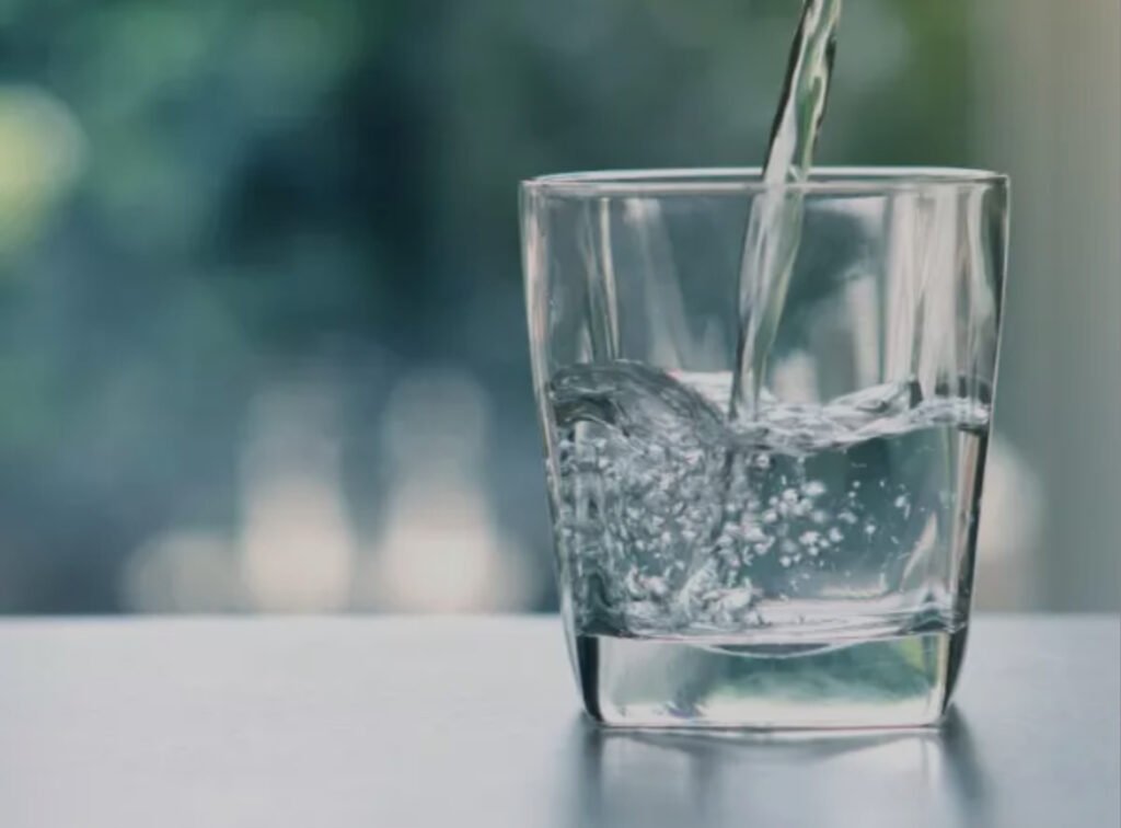 Drink water during the fitness routine and throught the day 
