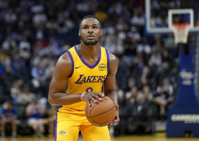 Bronny James's runner league debut of the Lakers